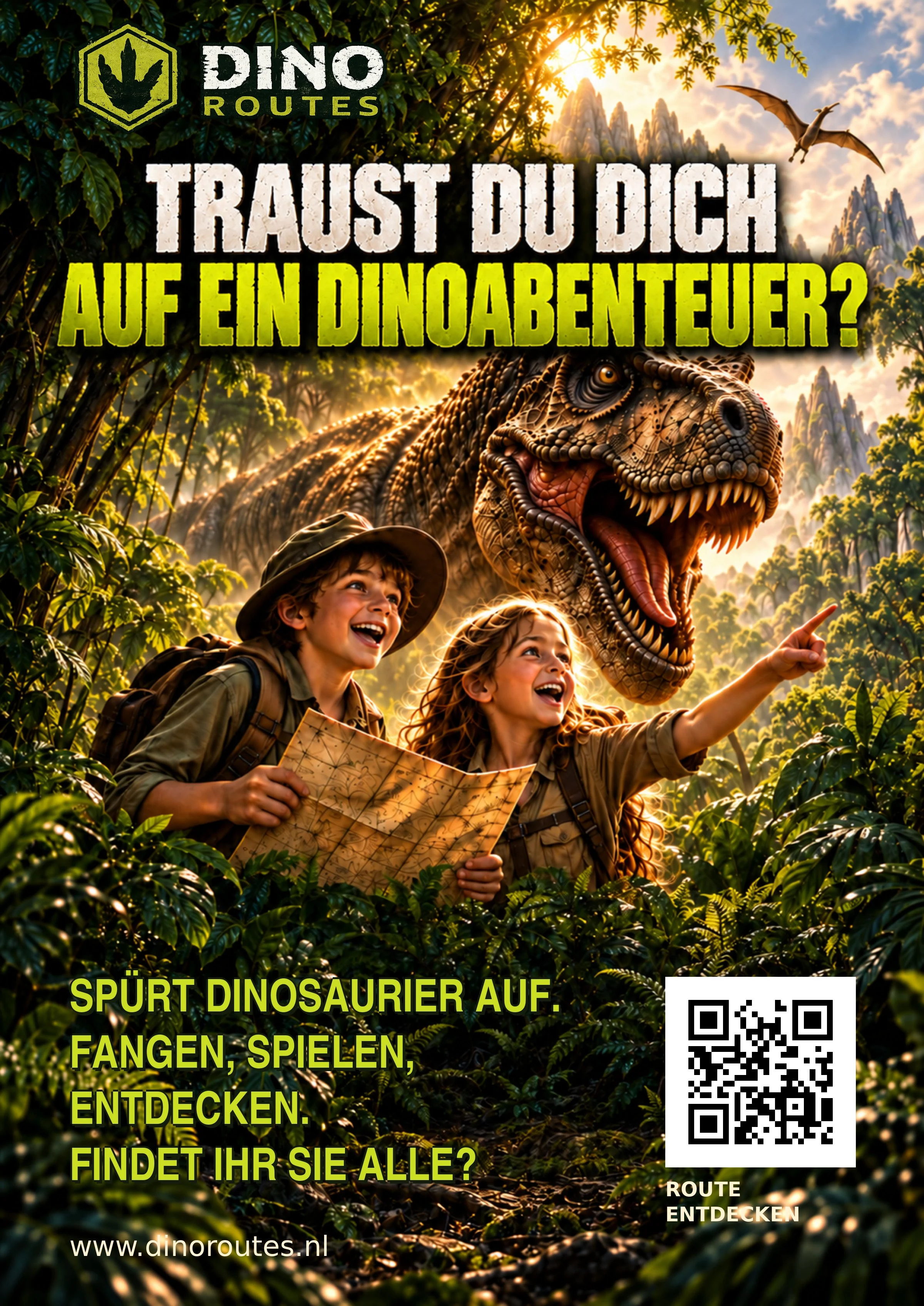 Hängen Sie Ihr Abenteuer auf