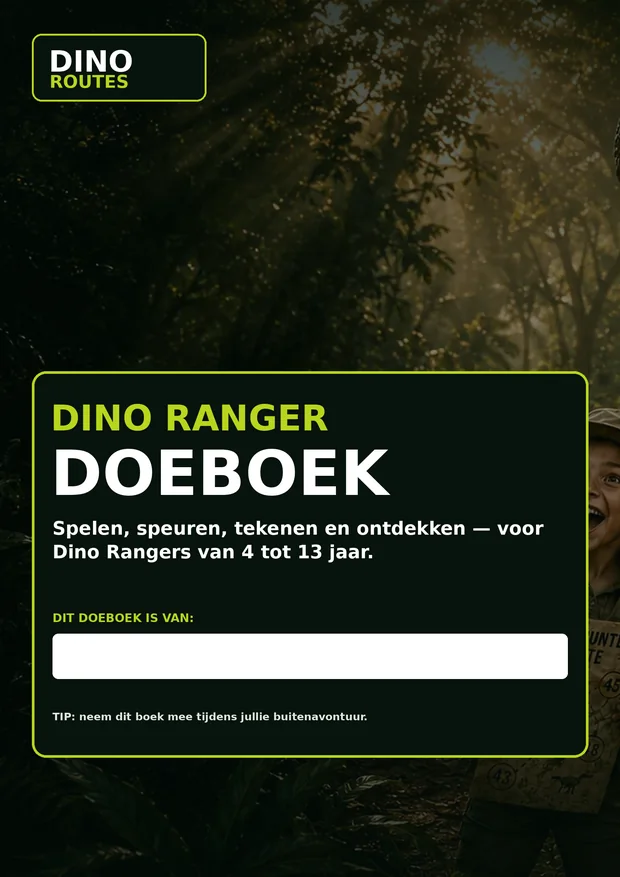 Voorblad van het Dino Ranger-doeboek
